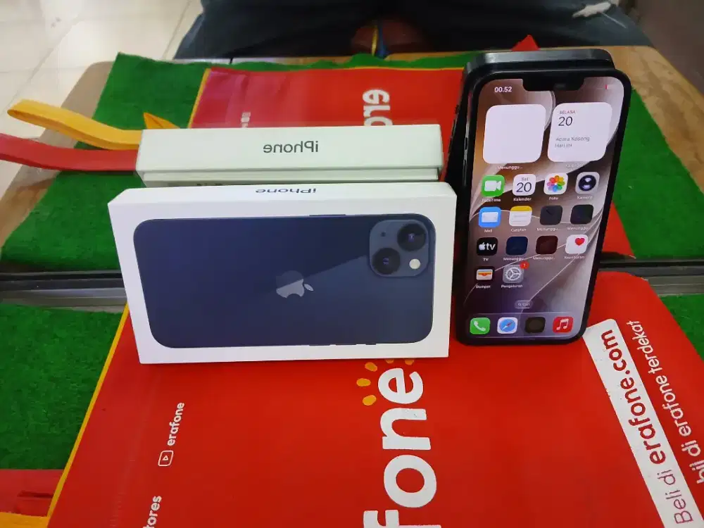 Iphone 13 128 gb ibox mulus no minus lengkap