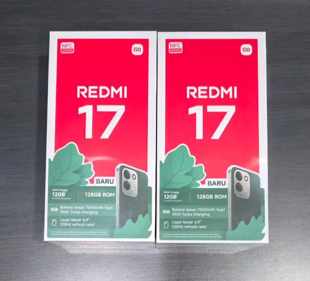 New Redmi 17 6+6/256