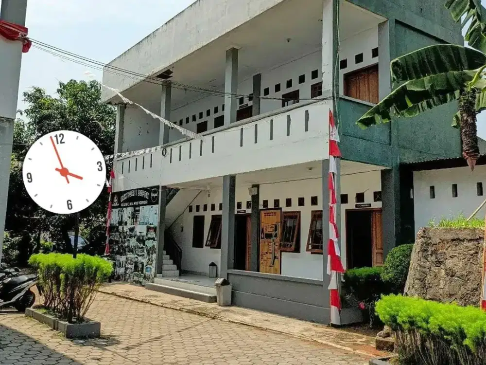 JUAL CEPAT TANAH & BANGUNAN EKS SEKOLAH DI KALIMULYA - CILODONG DEPOK COCOK UNTUK BISNIS