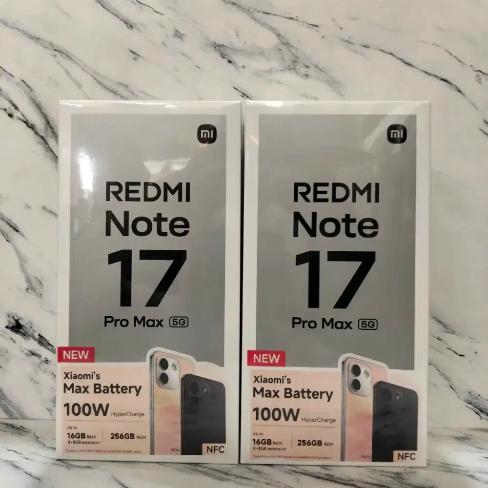 New Redmi Note 17 Pro max 5G 8+8/512