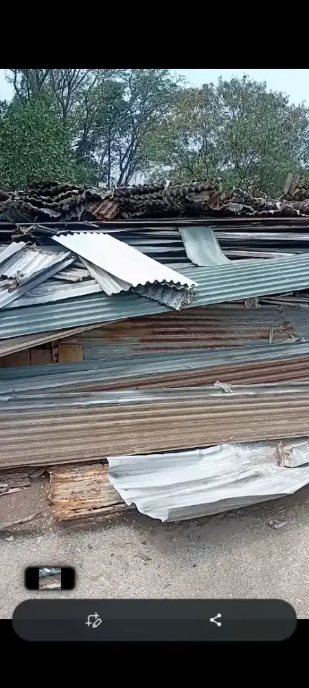 Dijual Seng Bekas Buat Atap Pagar Panjang 6m
