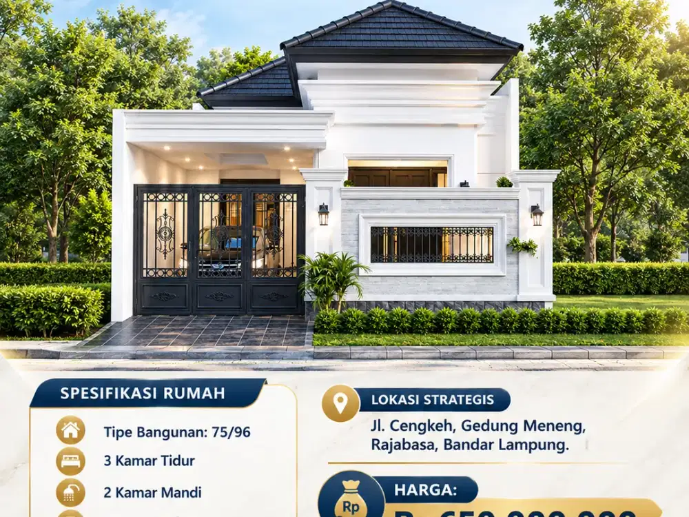 Rumah Komersil Di Tengah Kota Bandar Lampung