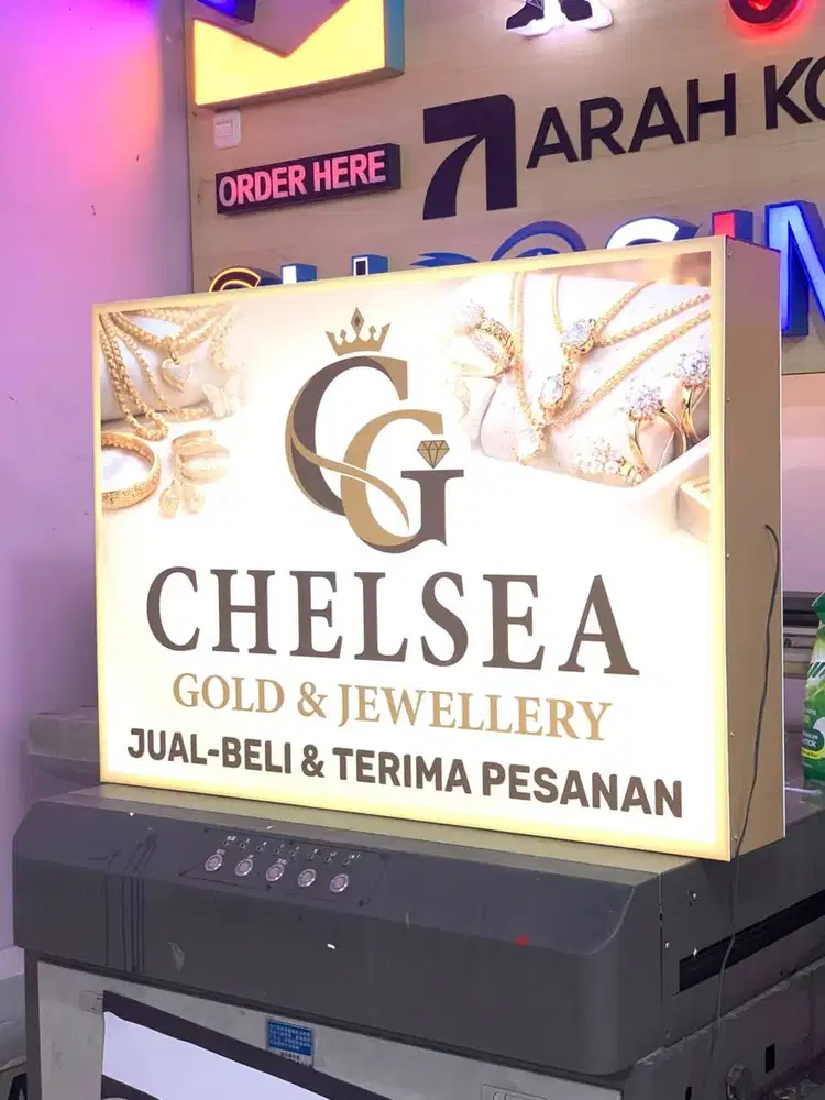 NEON BOX, NEON FLEX, BILLBOARD, FRAME AKRILIK, HURUF TIMBUL