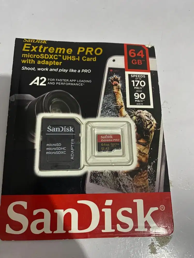 Kartu Memory sandisk extremepro 64gb
