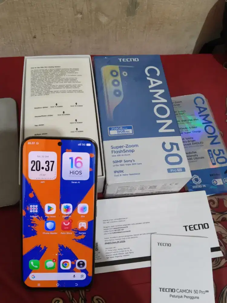 Tecno camon 50 pro 5g 8/256GB