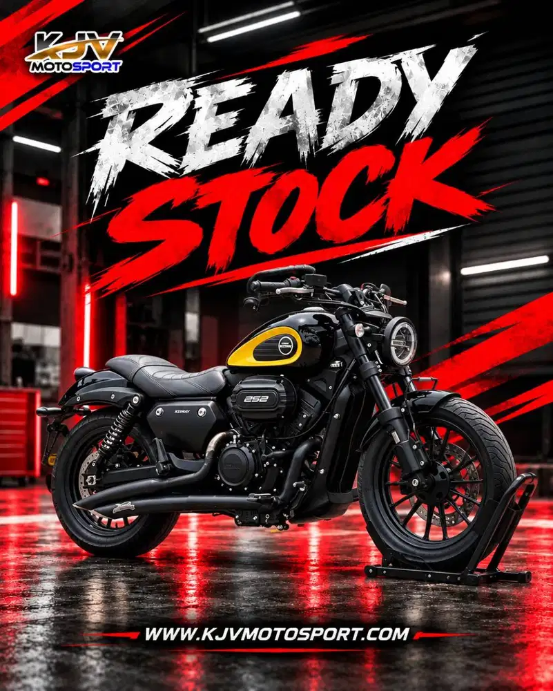 BENELLI KEEWAY BENDA V252C FI ABS HITAM 2024 KM 7K PAJAK PANJANG MULUS