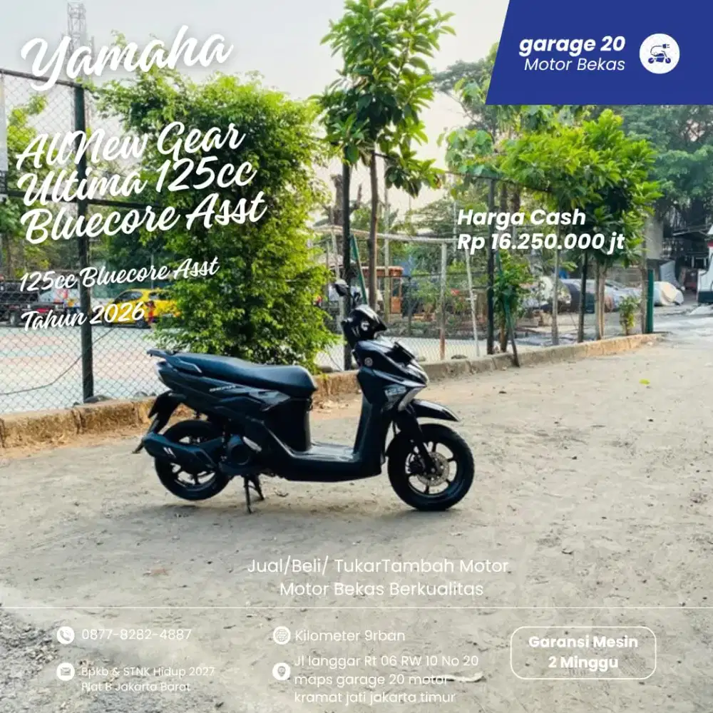 Yamaha All New Gear Ultima 125cc Bluecore Asst Fi Tahun 2026