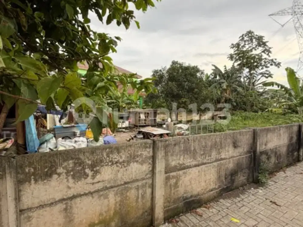 Dijual Tanah Hoek Komersial Raya Pagedangan 484 M² Tangerang. Dapat 2 Sisi Jalan, Lokasi Strategis
