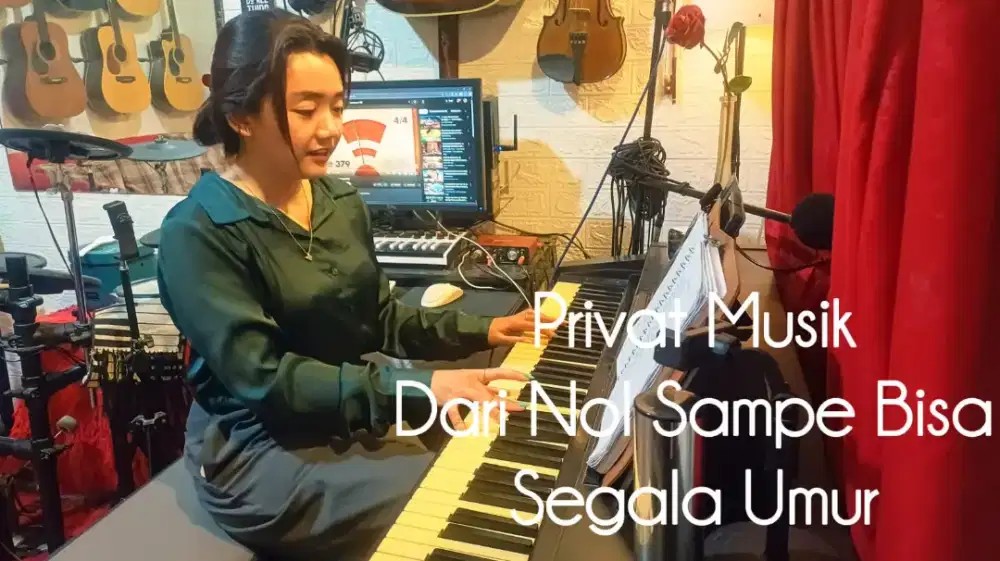 LES PRIVAT MUSIK VOKAL GITAR KEYBOARD PIANO BASS DRUM & BAND