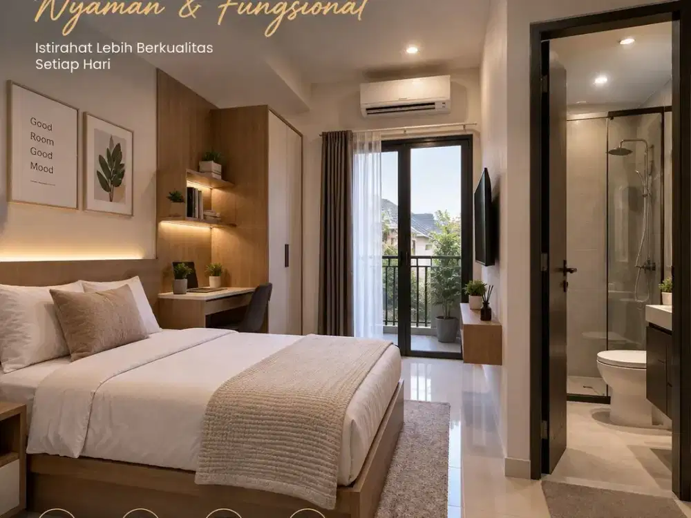 RUMAH KOST CANTIK HARGA PROMO 3,2M IDAMAN MAHASISWA ITS DAN HANG TUAH LOKASI BUMI MARINA KEPUTIH SURABAYA