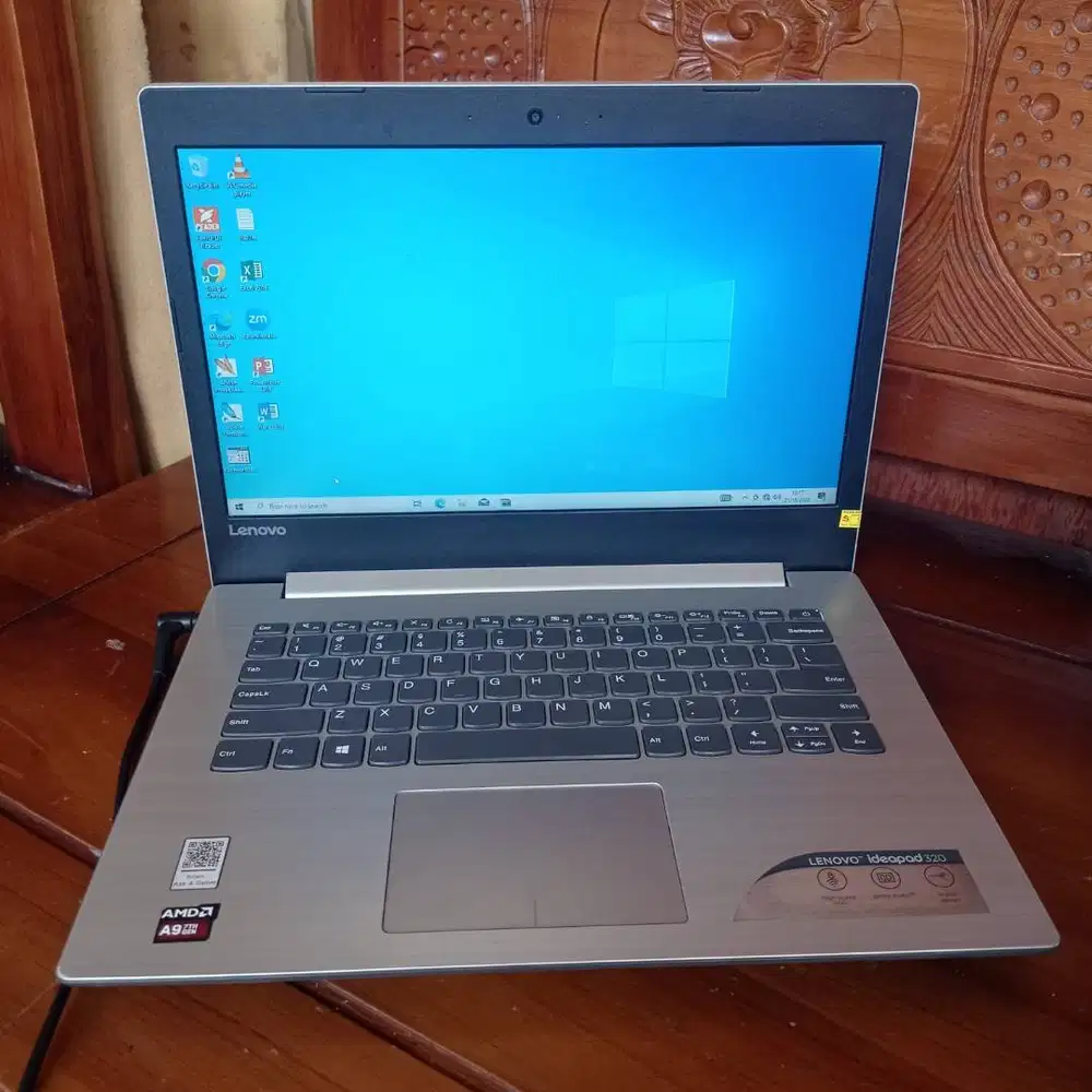 Ready Laptop Lenovo Ideapad 320 AMD A9 RAM 4 GB HDD 500 GB SSD 128 GB