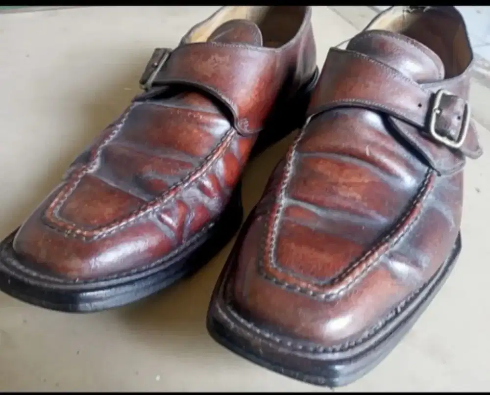Sepatu Harris Firenze 1913 ORI (Made in Italy) Model Single Monk Strap