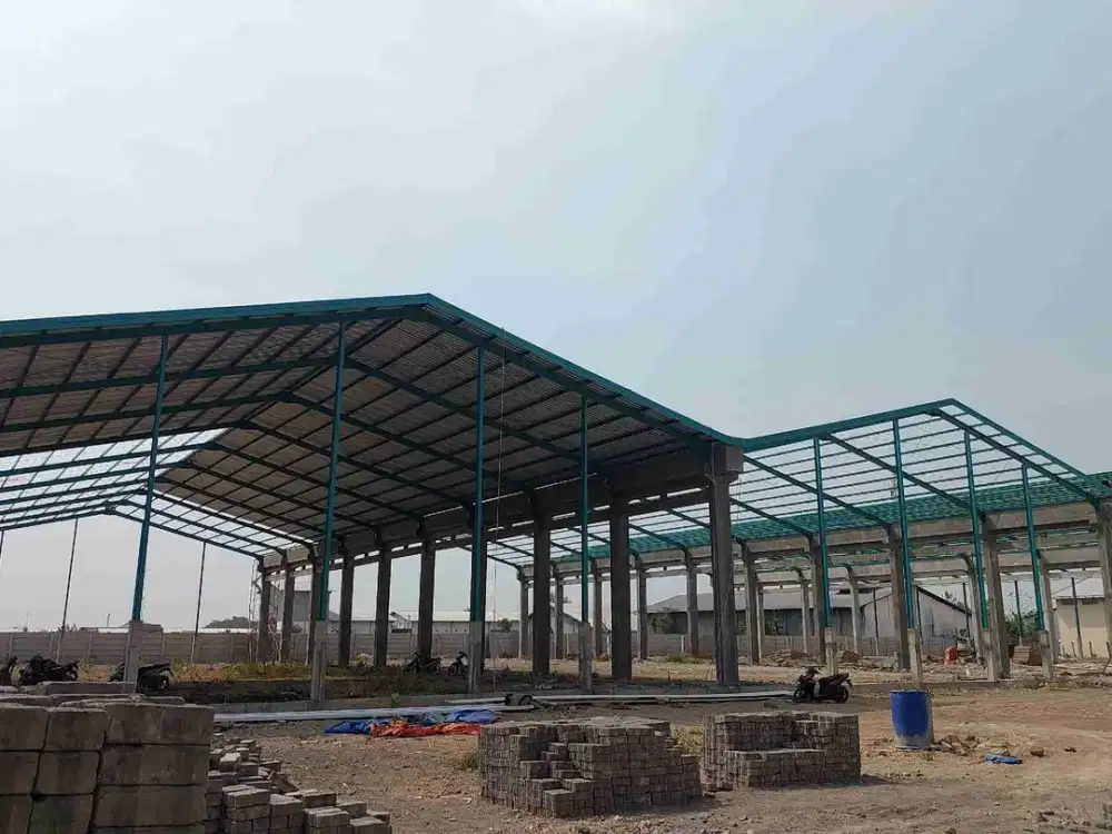 Disewakan Gudang Baru Besar Luas Tanah 10.000 mtr Bangunan 5000 mtr Mranggen Semarang