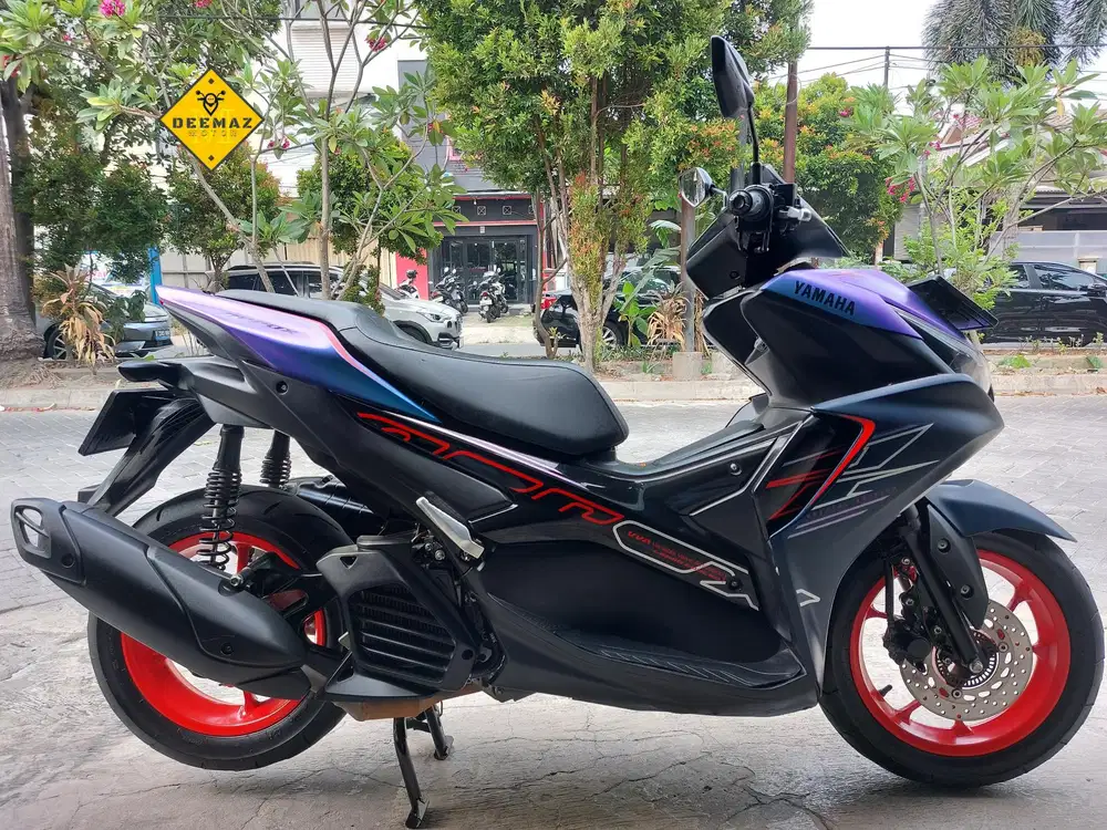 (DP 500 Rb)‼️ Aerox Cyber City Biru 2023 Cash, Kredit & Tukar Tambah