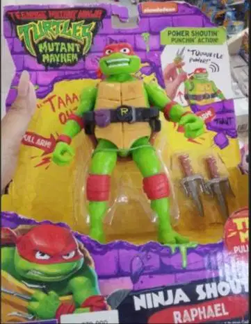Mainan Teenage Mutant Ninja Turtles Raphael Original Bisa Bersuara