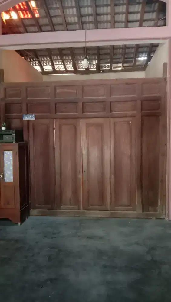 DIJUAL CEPAT-GEBYOK PINTU JATI LAWASAN POLOS