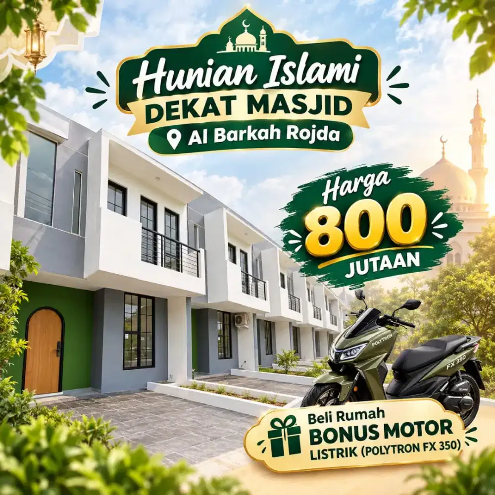 Rumah Islami di Cileungsi - Teras Madina Cibubur