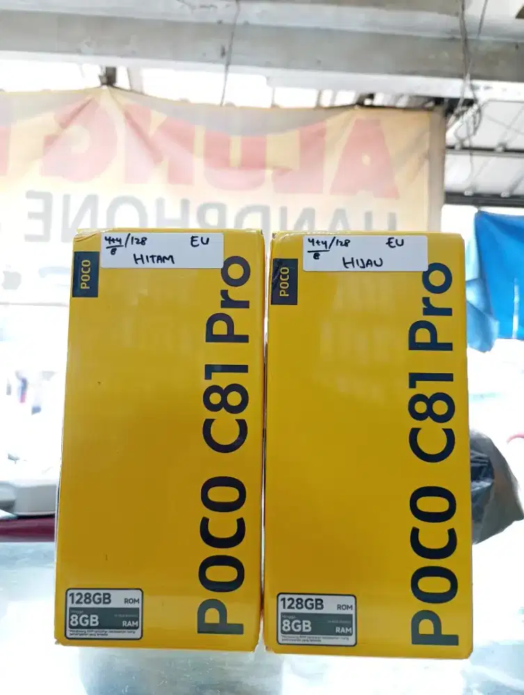 POCO C81 PRO RAM TOTAL 8GB / 128GB