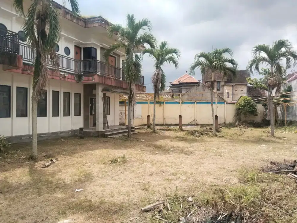 DIJUAL TANAH BONUS GEDUNG 2 LANTAI DI GIANYAR KOTA