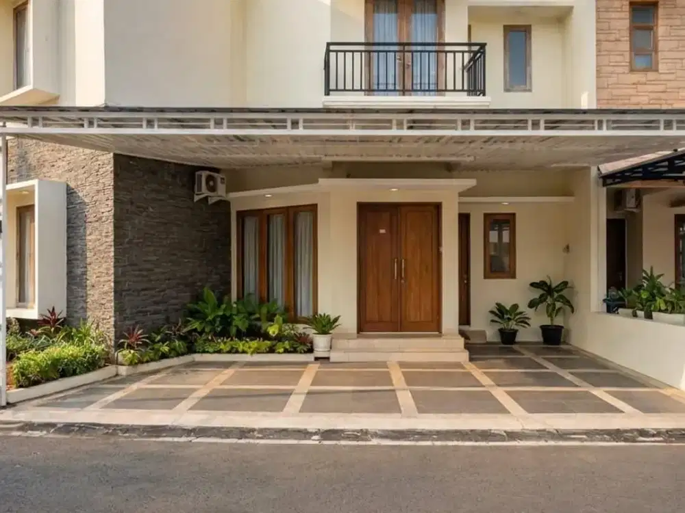 Rumah modern cantik lokasi strategis di veteran bintaro jaksel  19487 EF