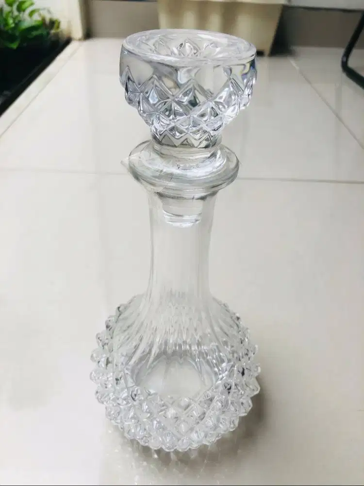 BOTOL ANGGUR / WINE - LONGCHAMP CRYSTAL DÁRQUES – 750 ML – BARU