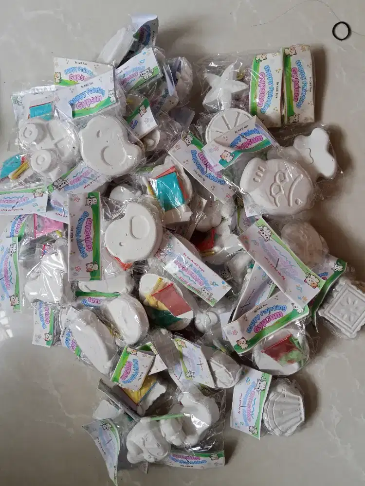 patung cat  kreatif anak ada 40 + pcs cocok mengembangkan kreatif anak