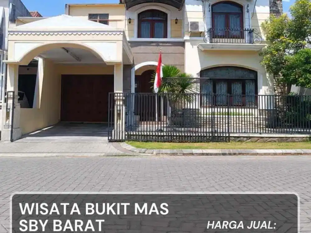 Dijual Rumah Wisata Bukit Mas Surabaya Barat
