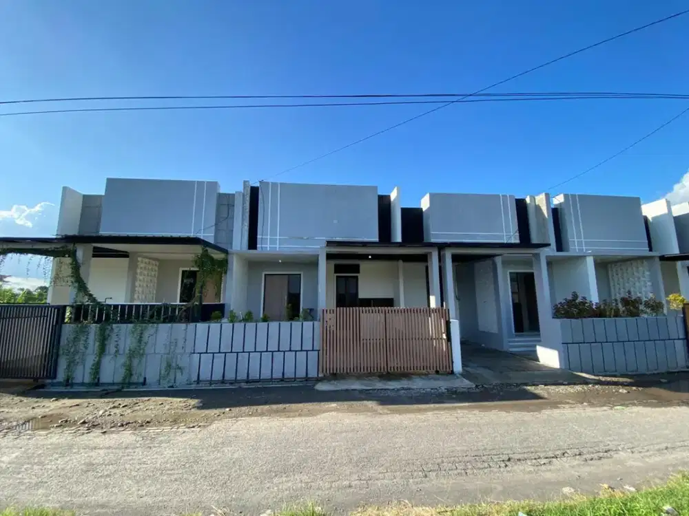 HUNIAN BARU SIAP BANGUN DI BERBAH SLEMAN – DESAIN INDUSTRIAL MODERN, HARGA 564 JUTAAN NEGO + BONUS MENARIK
