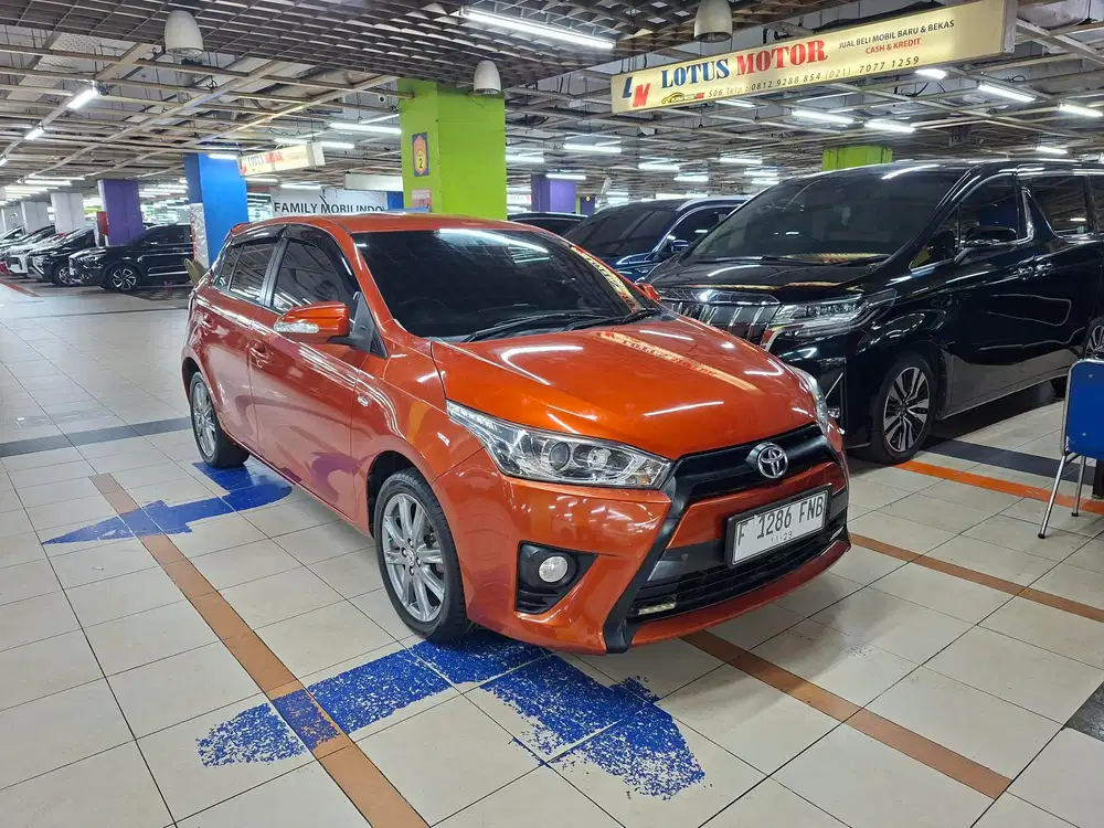 Yaris G matik 2015 orange paket muce