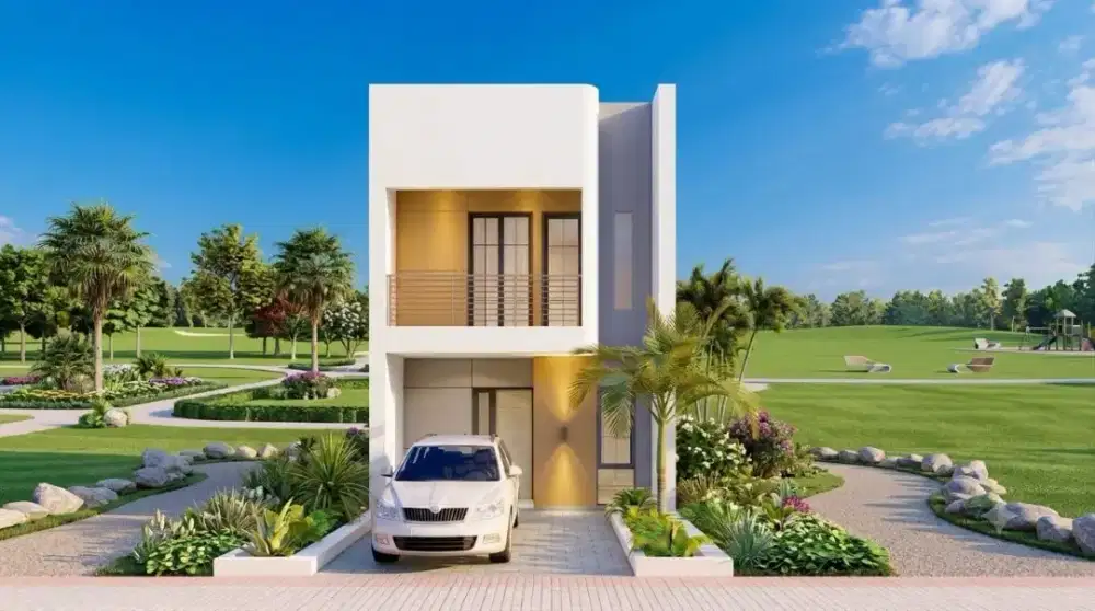 RUMAH 2 LANTAI CUMA 5 MENIT DARI KOTA WISATA