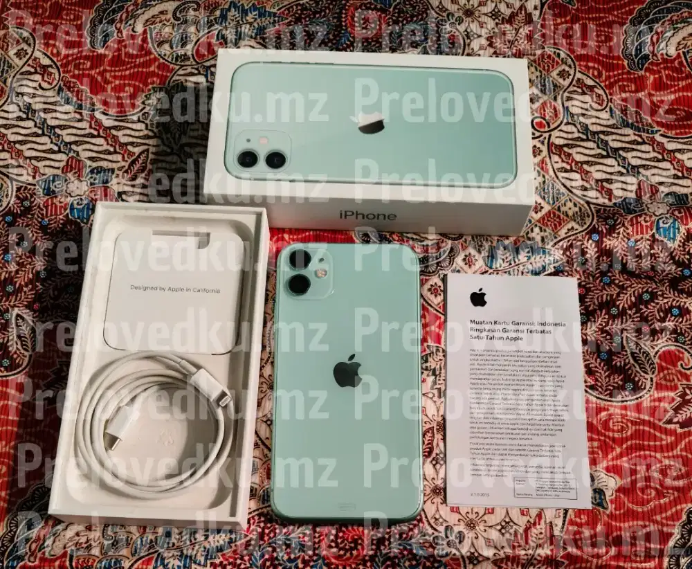 IPHONE 11 128GB GREEN IBOX ERAFONE FULLSET ORI
