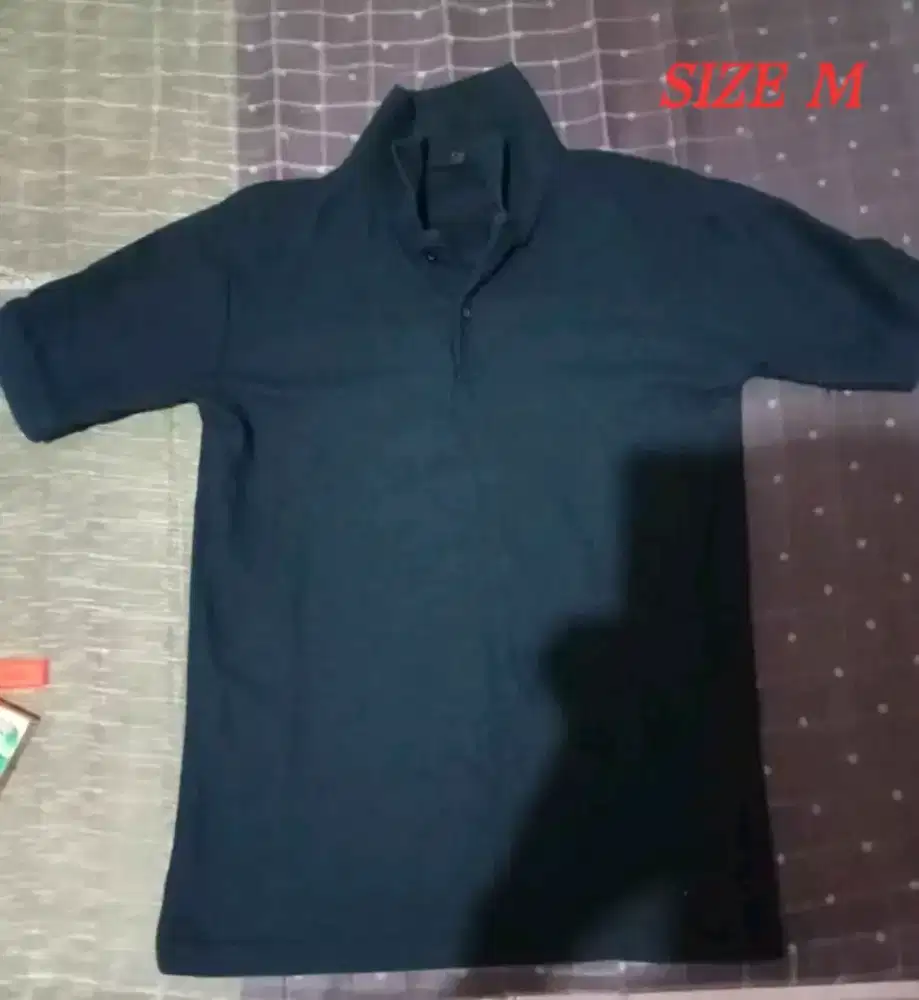 Baju Hitam Polos Size M
