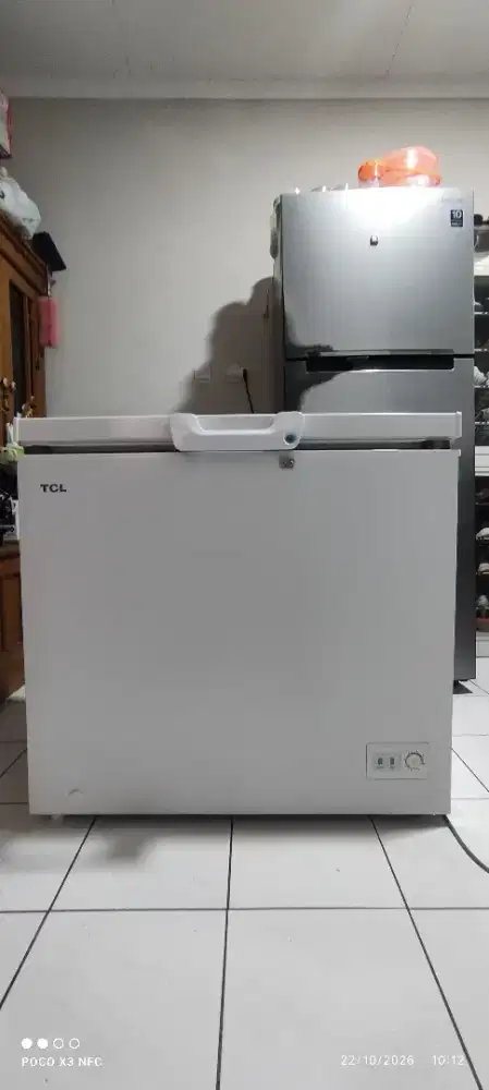 Freezer TCL Type TCF- 210ZID Seperti Baru