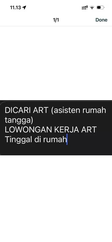 ART nginep (wajib)