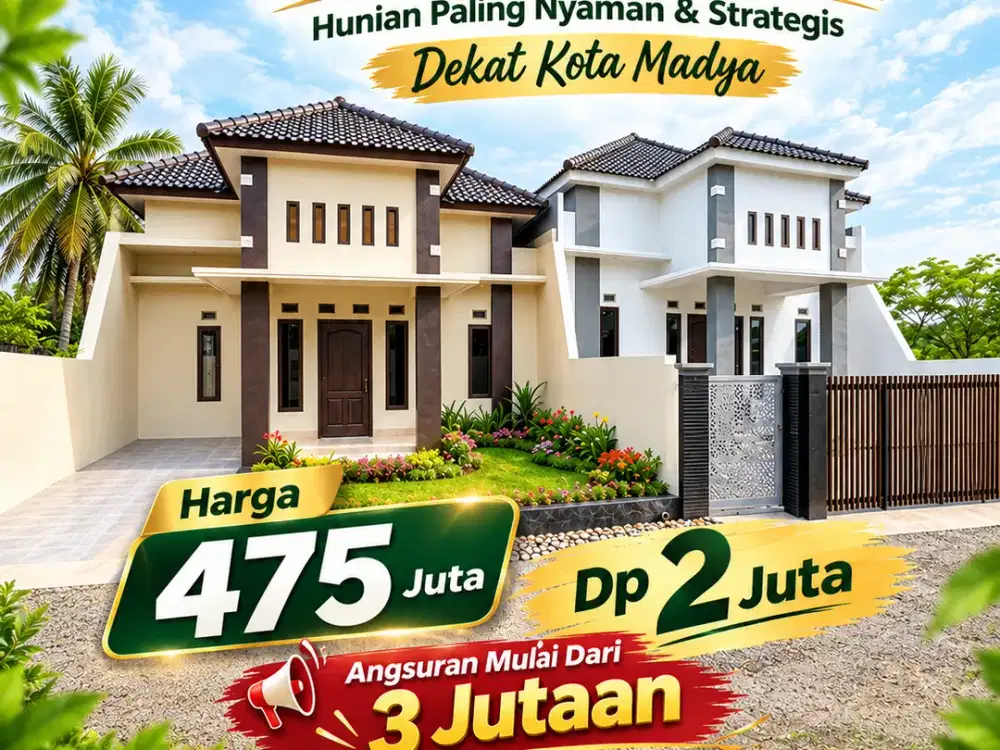 Rumah Komersil Dp 2 Juta All In Dekat Pasar Natar