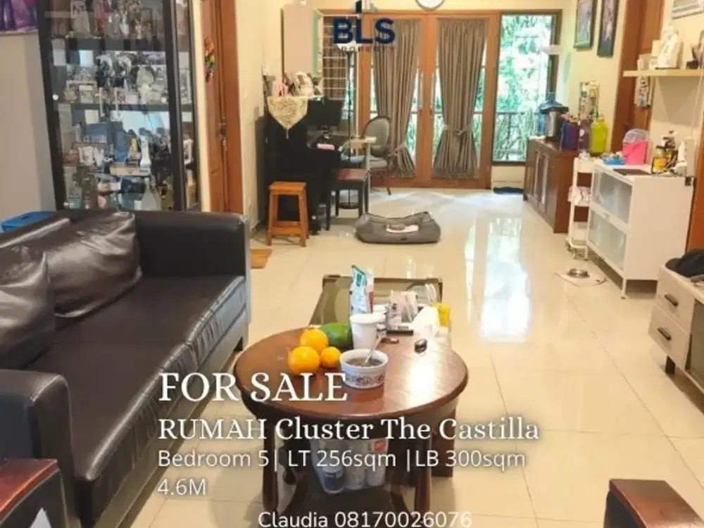 FOR SALE RUMAH TINGGAL Cluster The Castilla