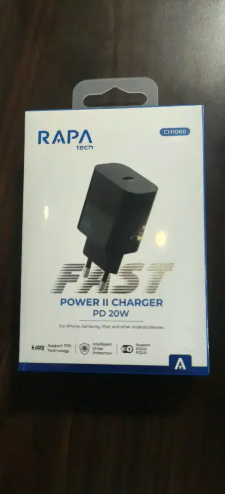 RAPATECH Rapa Power II CH1060 PD20W Charger dengan Teknologi PPS