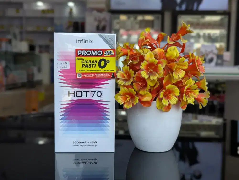 Infinix Hot 70 Baru Segel Resmi Garansi Lengkap Mulus Siap COD