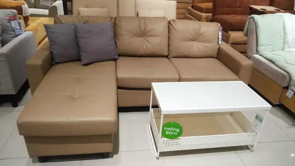 SOFA SUDUT TIPE L KULIT