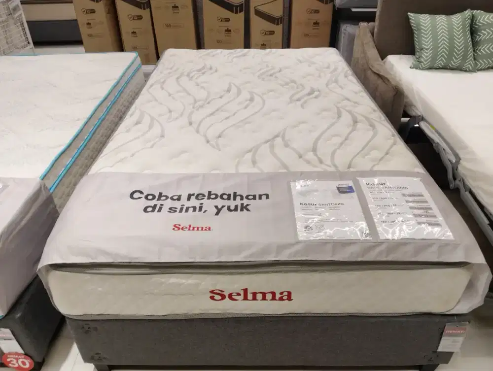 TERHEMATTT!!! KASUR SANTORINI POCKET SPRINGBED 120 SELMA CILEGON