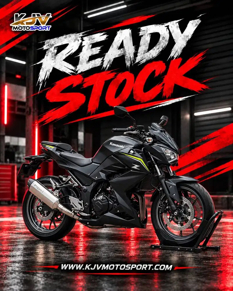 KAWASAKI Z250 FI 2021 HITAM KM RENDAH PAJAK PANJANG SUPER MULUS