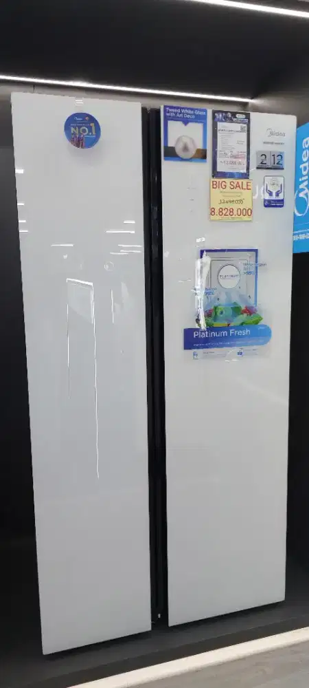Kulkas Side By Side Midea Kredit Tanpa DP Bunga 0%
