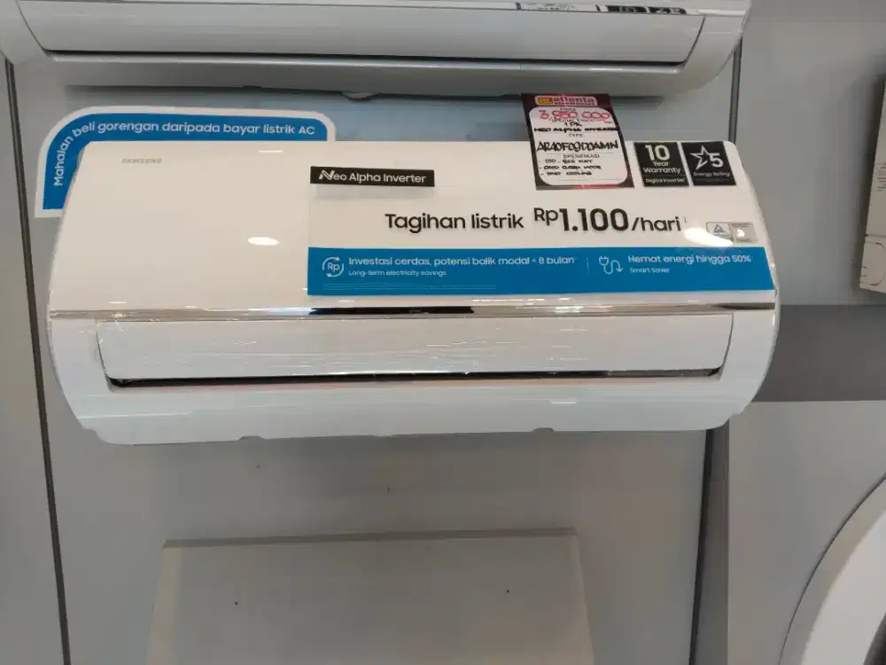 Ready AC 1 PK Inverter Samsung Promo Cicilan bunga0% d Atlanta Mataram