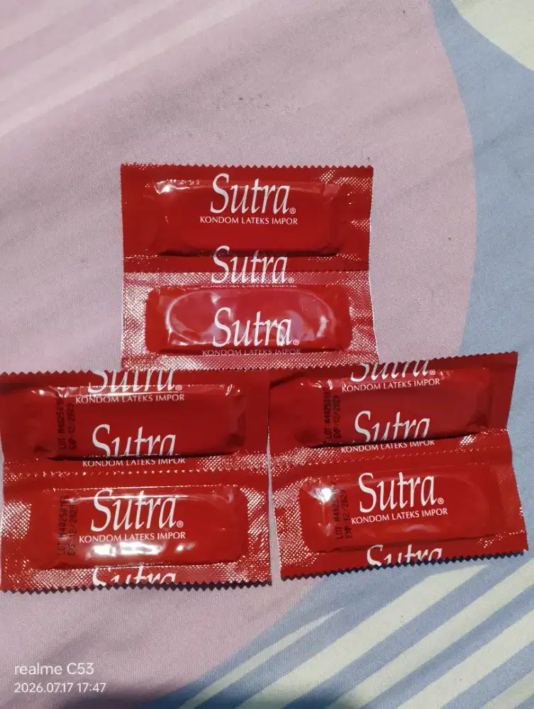 Sutra Impor Original kemasan 3 Pcs Rp12000 Bisa cod