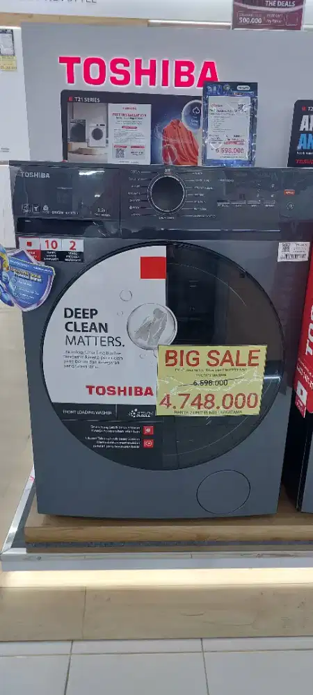 Toshiba Front Loading 9KG Bisa Kredit DP 0 Bunga 0%