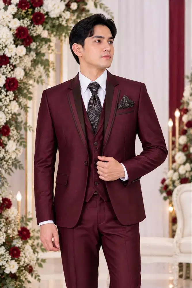 setelan jas pengantin
