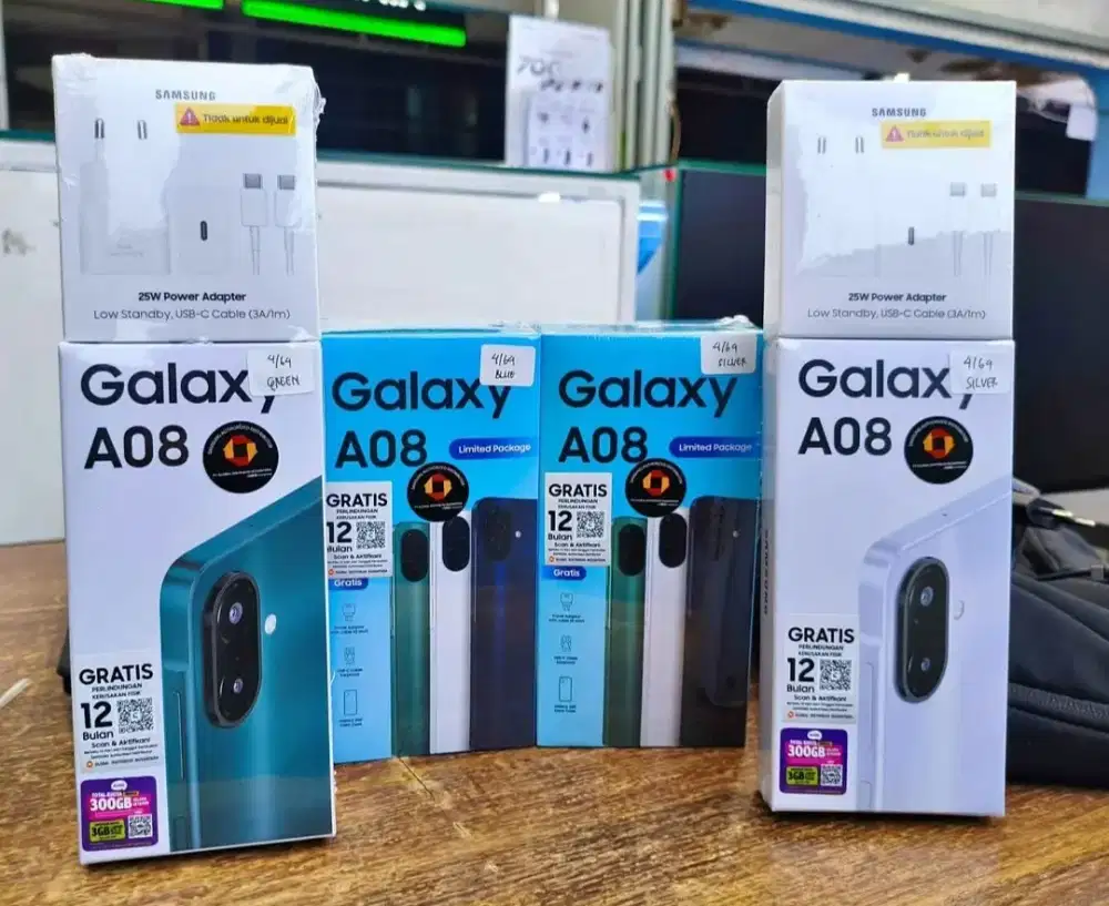 SAMSUNG A08 128 BARU . KREDIT TANPA APK & BI CEK . ACC 95%
