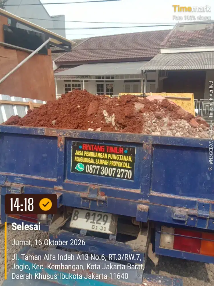 Jasa buang puing sampah