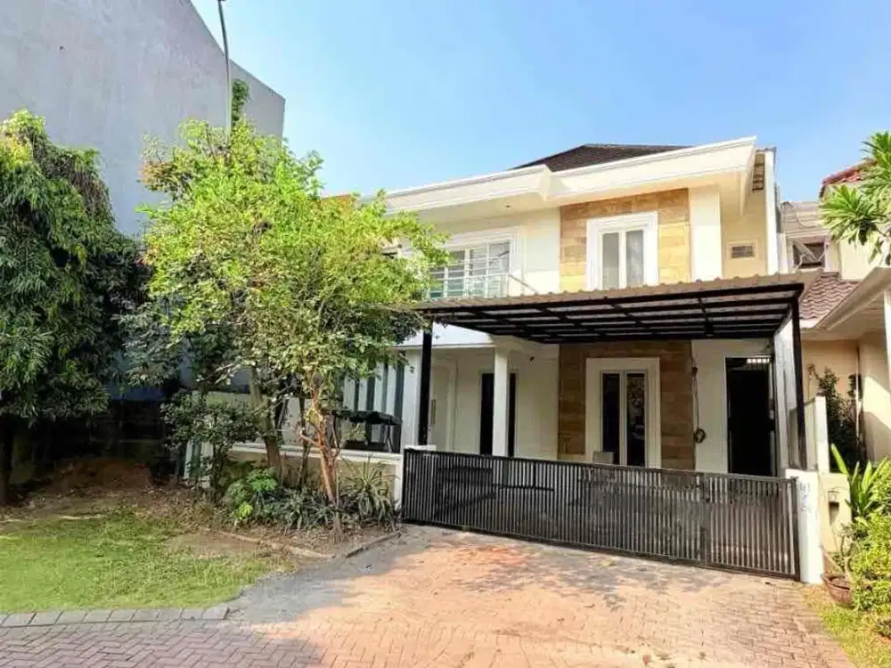 DiSewakan Rumah Cluster Madrid Wisata Bukit Mas 1 surabaya barat