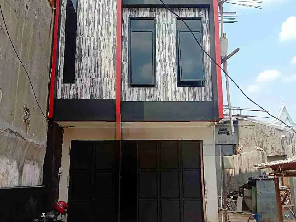 Brand new Ruko 4 lantai exclusive 3 unit strategis di jalan raya Jatiwaringin Pondok gede bekasi